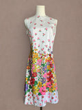 Liberty Circle  60s Floral Cotton Shift Dress | Deadstock/NWT