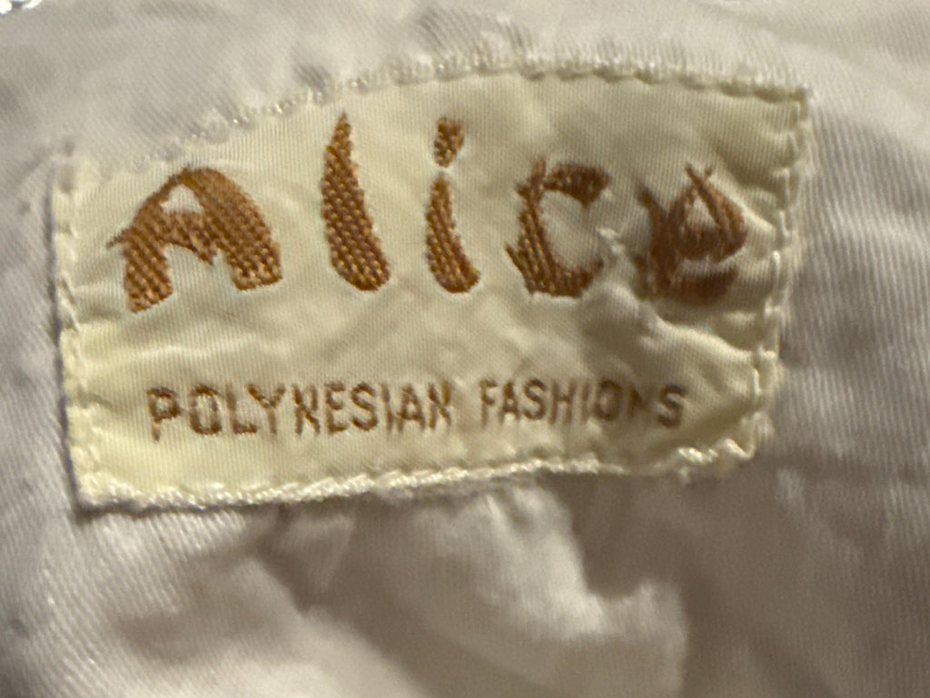 Alice Polynesian 60s Giant Daisy Mod Mini Dress