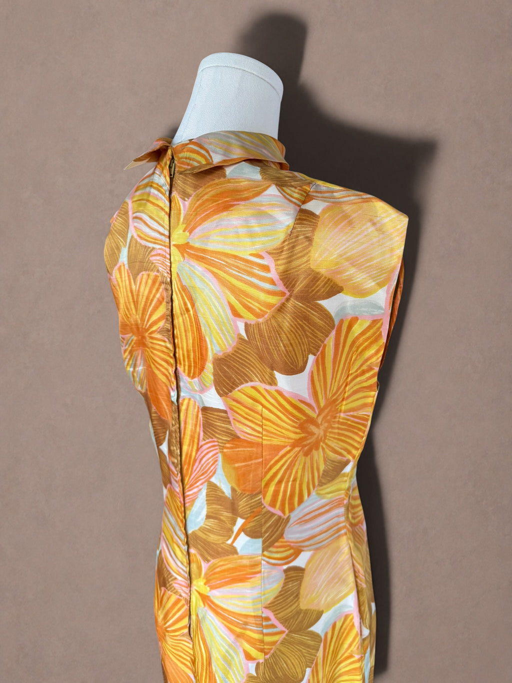Wolf & Cohn, Vibrant Floral Shift 60s Dress & Matching Coat Set