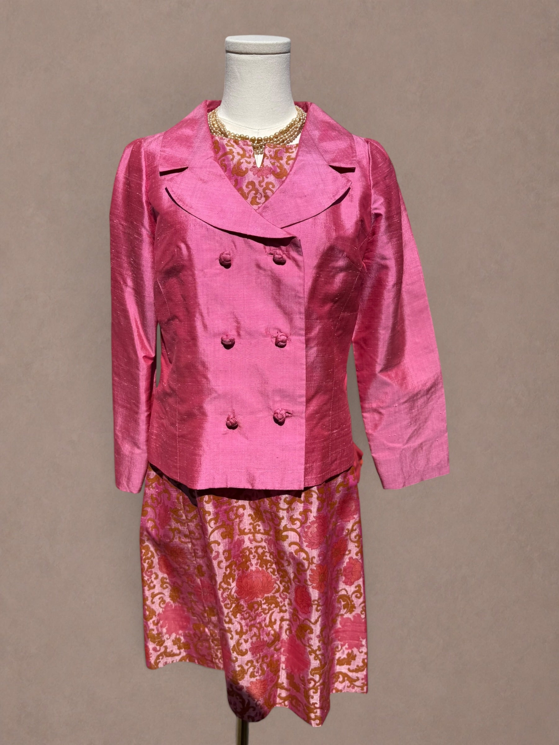 Thai Silk 60s Three Piece Ensemble