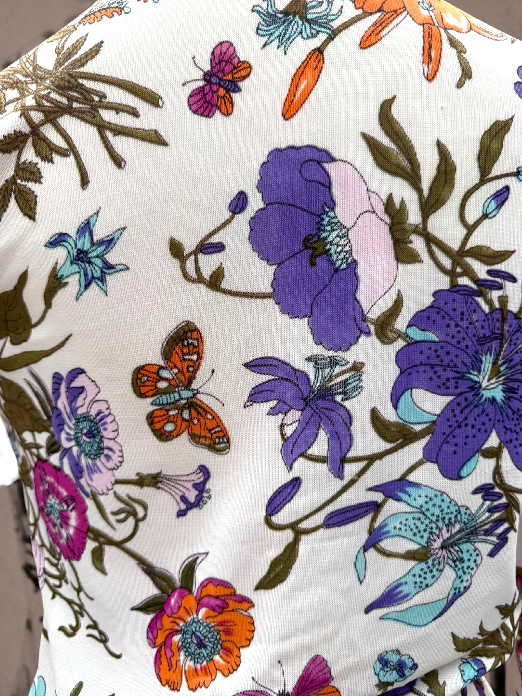 Botanical Butterfly 70s Shorts Set