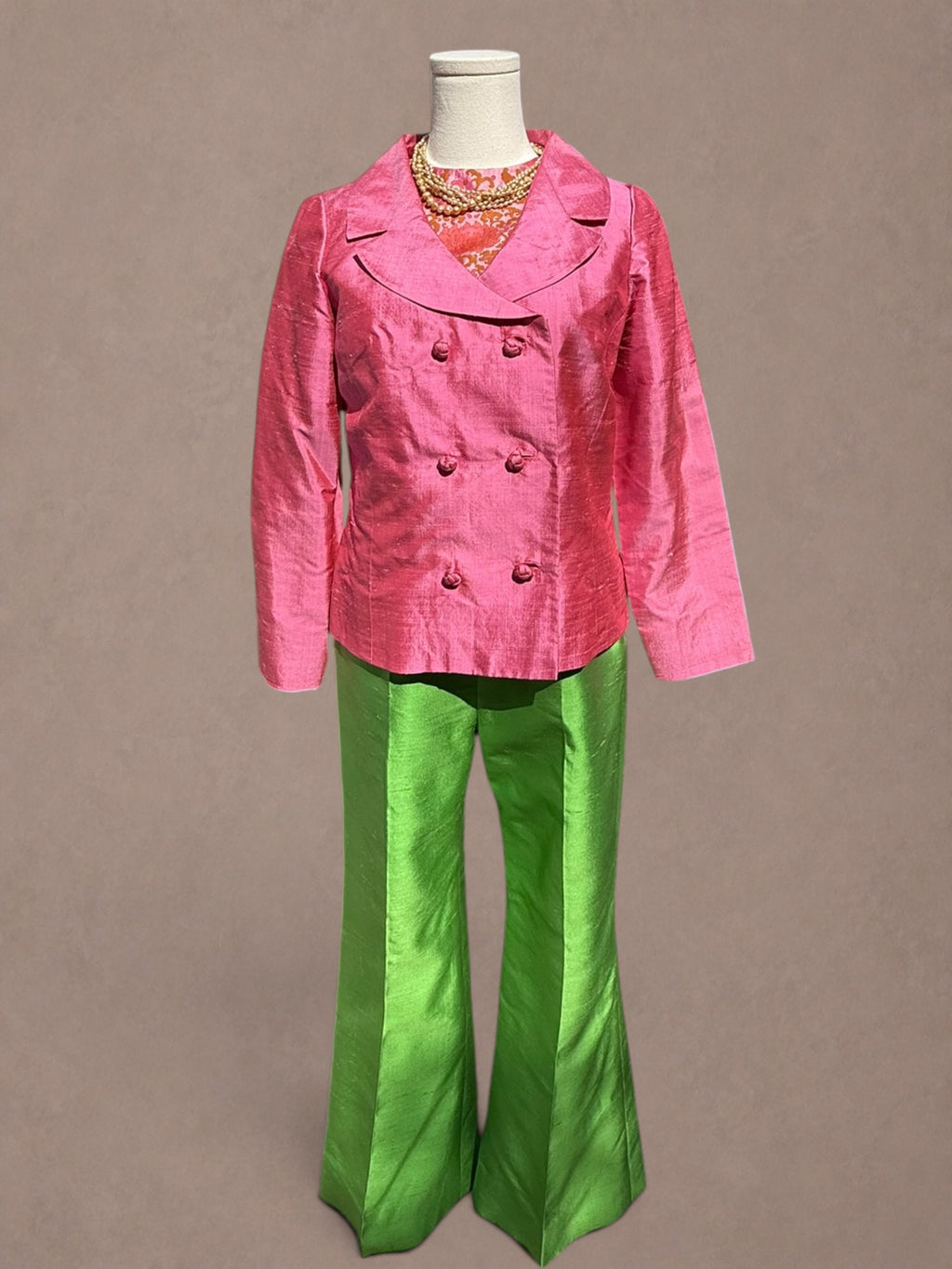 Thai Silk 60s Three Piece Ensemble