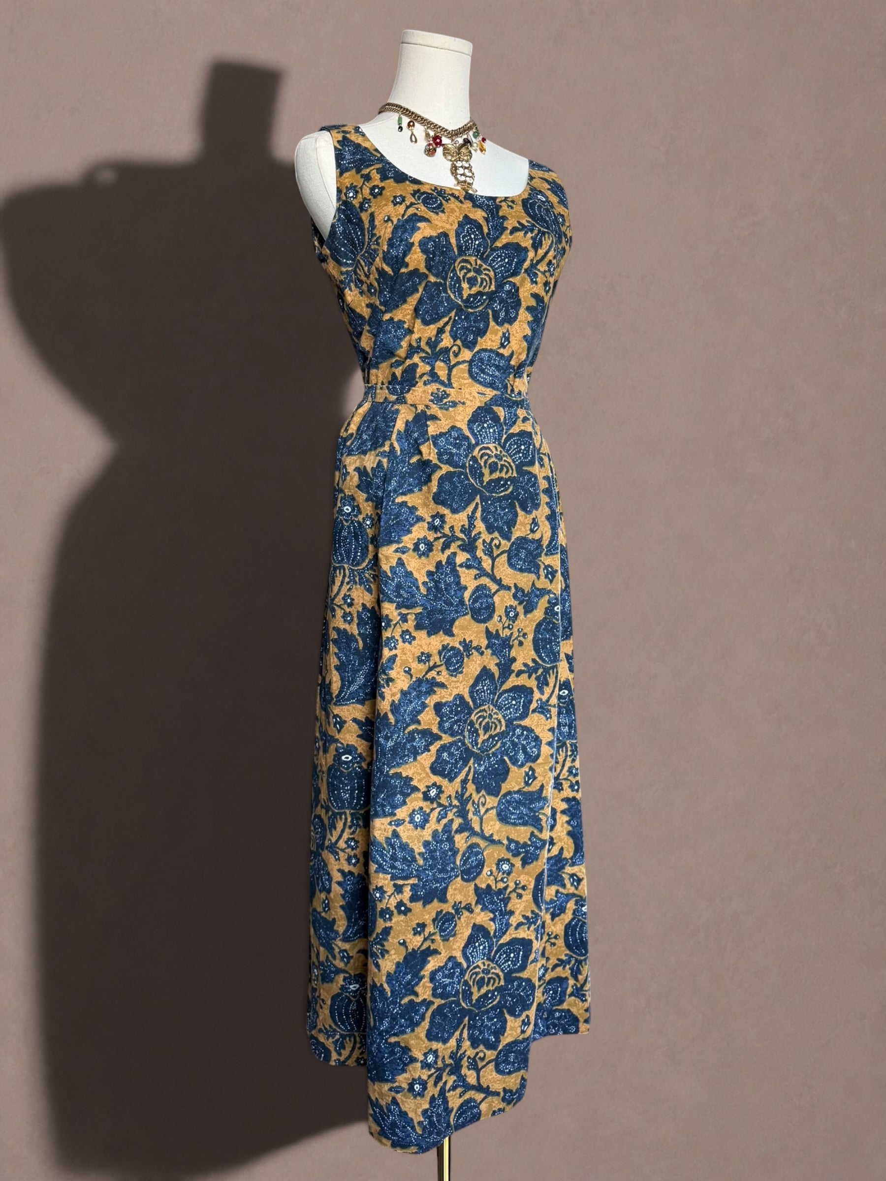 Florence Walsh 70s Floral Two Piece Skirt Set