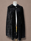 Black Silk Velvet Brocade Cape
Lord & Taylor, Late 1930s–Early 1940s