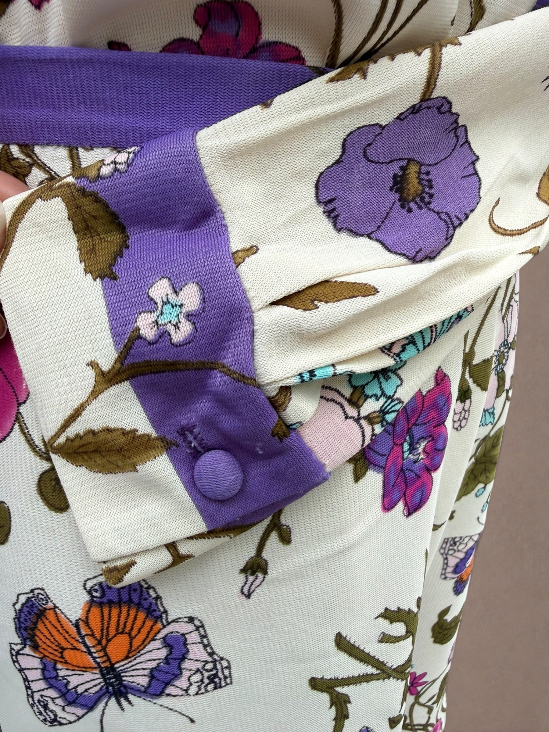 Botanical Butterfly 70s Shorts Set